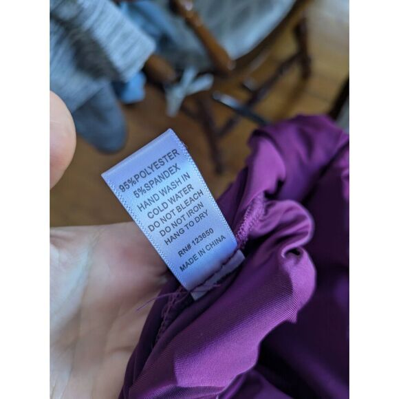 Roma Purple Backless Mini Dress - Picture 5 of 5